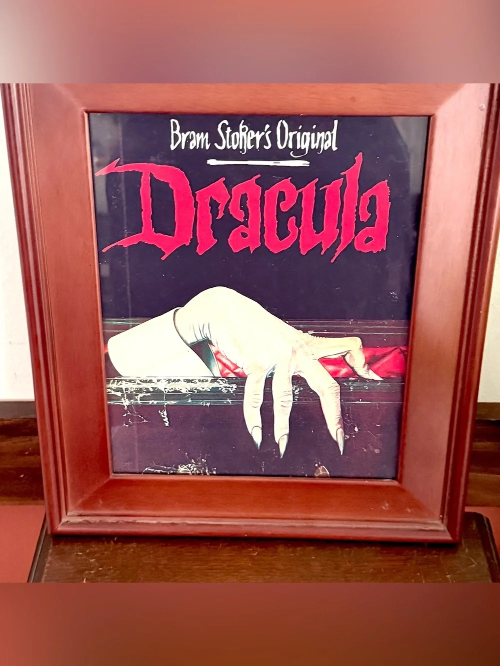 Bram Stoker’s Dracula Vintage Style Movie Poster Canvas Art Print Wood Framed